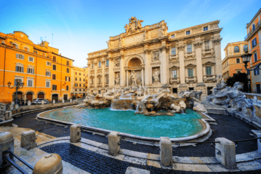 Trevi Fountain, Rome, Italy. Photo credit- Getty Images